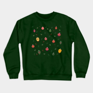 Christmas Ornament Print Crewneck Sweatshirt